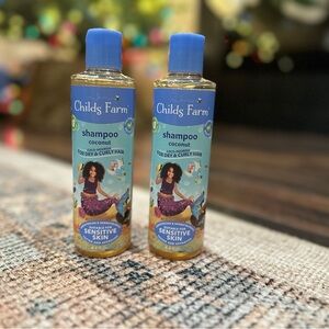 Lot Of 2 Childs Farm, Coco-Nourish Shampoo Coconut 8.4 Oz Each